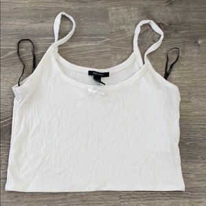 plain white tank